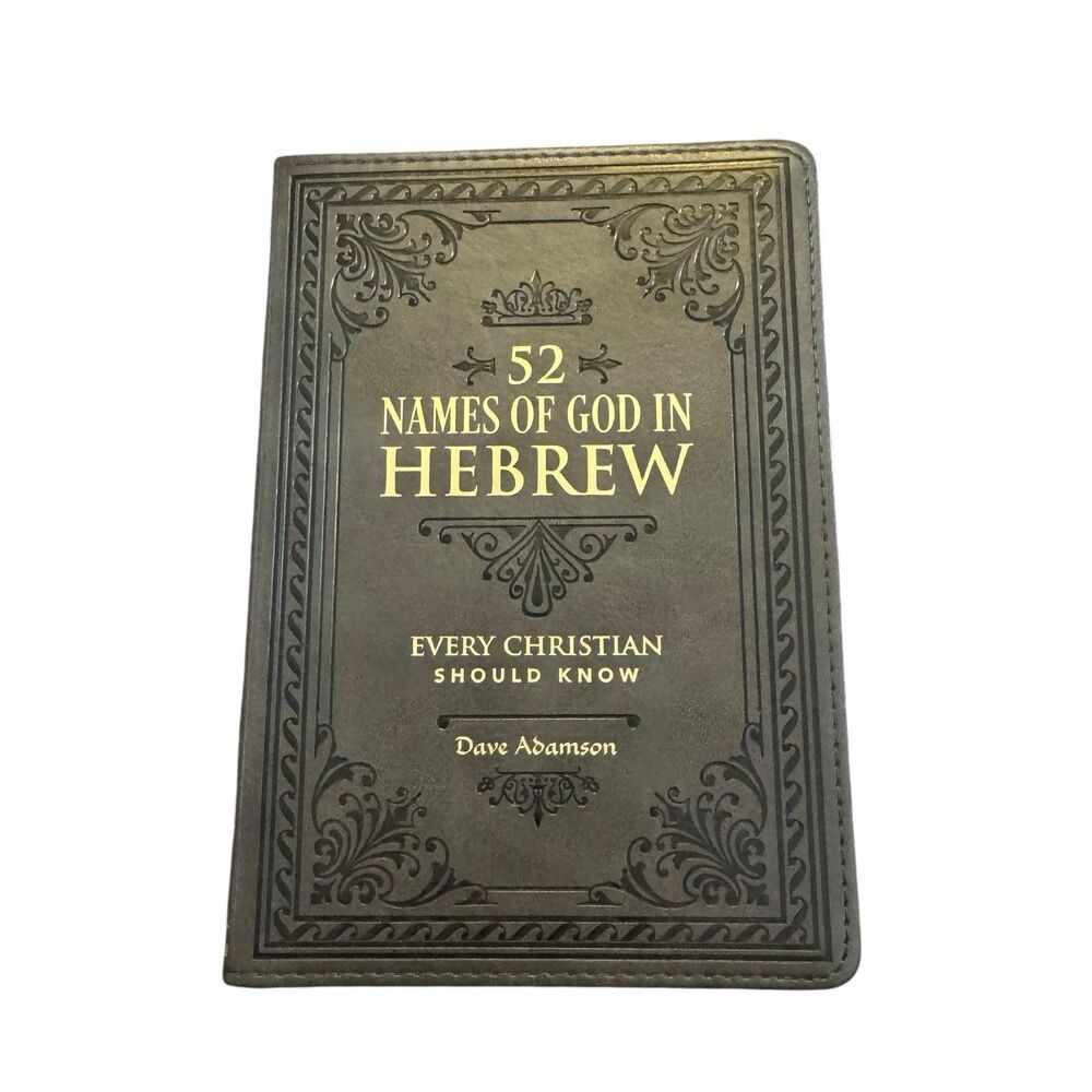 52 Names of God in Hebrew Every Christian Should Know Imitation Leather –...